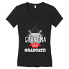 [granma name]proud grandma graduate 2018. Women's V-Neck T-Shirt
