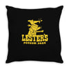 lester's possum park Throw Pillow