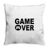 game over Throw Pillow