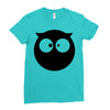 ghost burung Ladies Fitted T-Shirt