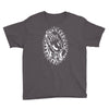 praying hands cross mary rock band baseball jersey Youth Tee