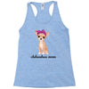 chihuahua mom Racerback Tank