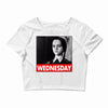 wednesday addams Crop Top