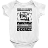 Never Underestimate A Pawpaw With An Engineer Degree Baby Onesie