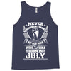 Never Underestimate Old Man Who Was Born July Tank Top