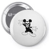 skull mickey Pin-back button