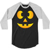 funny halloween jack o lantern kids 3/4 Sleeve Shirt
