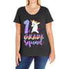 1st grade squad Ladies Curvy T-Shirt