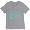 snooker where's the cue ball going V-Neck Tee