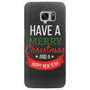 have a merry christmas and a happy new year Samsung Galaxy S7 Edge Case
