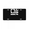 wm 74 germany world cup 1974 retro football License Plate