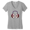 music Women's V-Neck T-Shirt