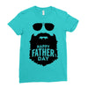 happy father's day Ladies Fitted T-Shirt