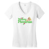 merry pizzamas Women's V-Neck T-Shirt