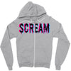scream 3d Zipper Hoodie