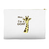 moo, i'm a goat Accessory Pouches