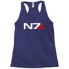 mass effect n7 logo Racerback Tank