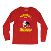 my pitbull is a sweetheart Long Sleeve Shirts