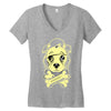 adorable crossbones Women's V-Neck T-Shirt