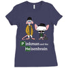 pinkman and the heisenbrain Ladies Fitted T-Shirt