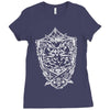 white owl kingdom giant bird Ladies Fitted T-Shirt