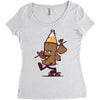 cool characters Women's Triblend Scoop T-shirt