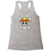 one piece skull Racerback Tank