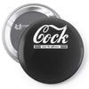 cock taste the difference mens v neck Pin-back button