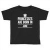 princesses are born in june Toddler T-shirt