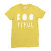 boo tiful halloween Ladies Fitted T-Shirt