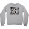made in 1971 original parst Crewneck Sweatshirt