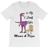 mama &amp; pizza dinasour T-Shirt