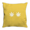 weed leaf Throw Pillow