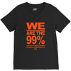 we are the 99% t shirt occupy wall street anti corporate greed black V-Neck Tee