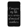 i imagine my life as a series of musical numbers iPhoneX