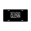 rip glenn License Plate