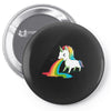 where rainbows come from (green) Pin-back button