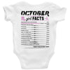 October Girl Facts Scorpio Baby Onesie