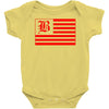 b red Baby Onesie