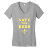 Save The Bees Women's V-Neck T-Shirt