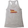 time travel Racerback Tank