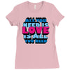 all you need is love is all you need Ladies Fitted T-Shirt