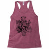 wild animals Racerback Tank
