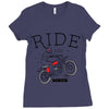 ride and fly high Ladies Fitted T-Shirt