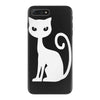 white cat funny iPhone 7 Plus Case