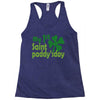 my 1st saint paddyday Racerback Tank