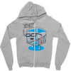 hipster ice cube Zipper Hoodie