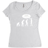 banksy funny human evolution indie Women's Triblend Scoop T-shirt