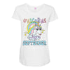 unicorns are born in september cute unicorn Maternity Scoop Neck T-shirt