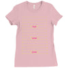 yes wow diva length check Ladies Fitted T-Shirt